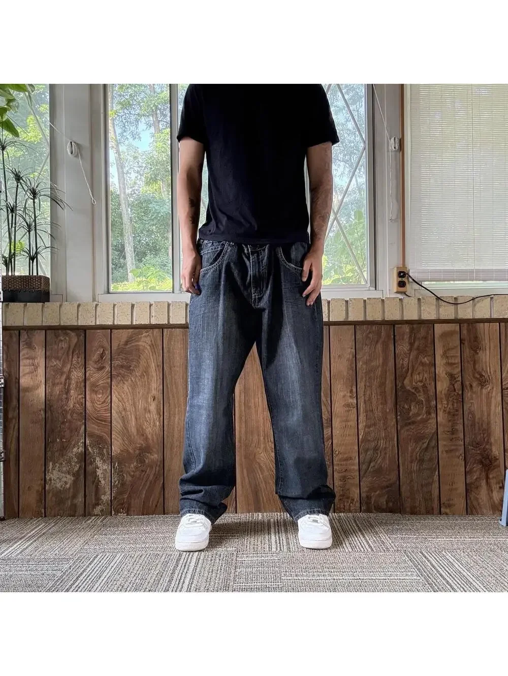 premium baggy y2k denim.